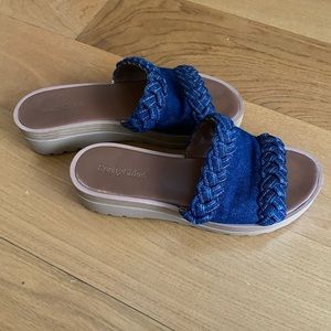 See by Chloe women’s denim sandal 8